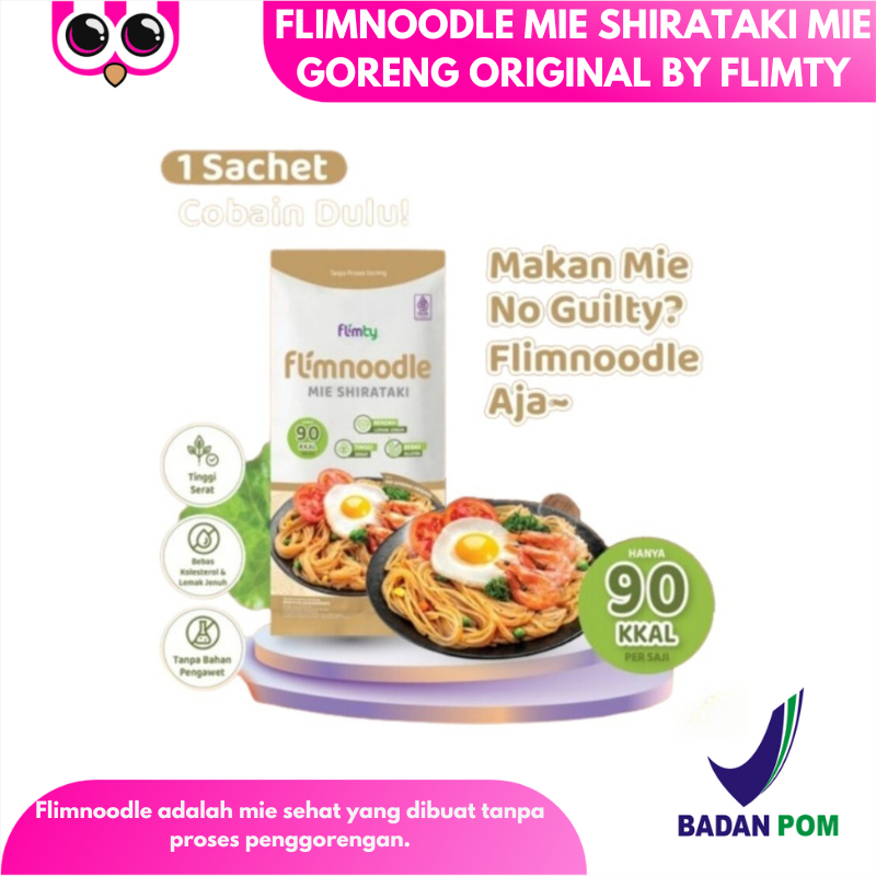 

FLIMNOODLE MIE SHIRATAKI MIE GORENG ORIGINAL BY FLIMTY