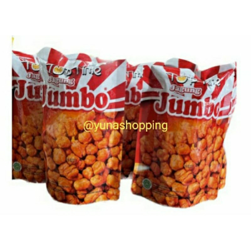 

Jagung Jumbo snack rasa balado top time 5 bks @40g