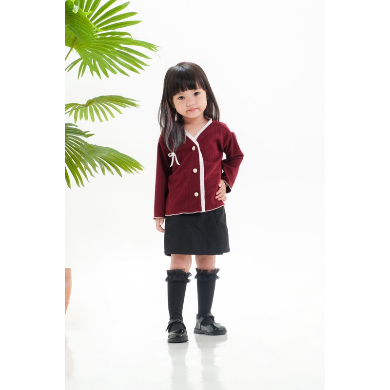 Arel Kids | Lanzi Cardi Anak Pita | Cardigan Anak Kekinian