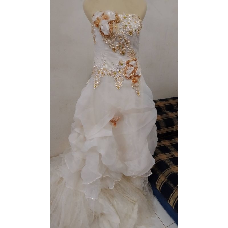 Gaun Pengantin Second / Preloved Harga Murah / Wedding Dress / Baju Adat DLL