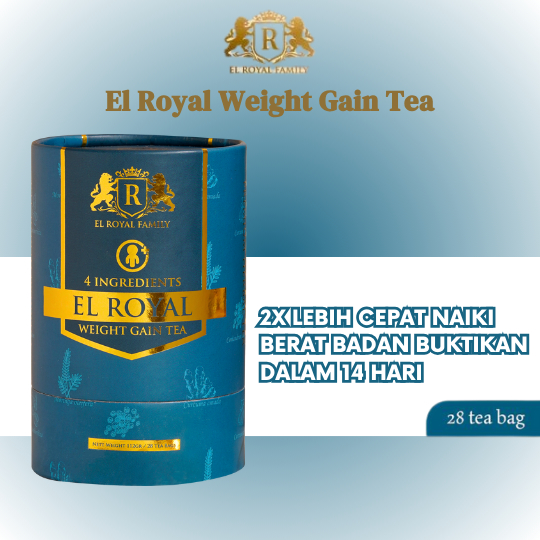 

El Royal Weight Gain Tea - Teh Penggemuk Solusi Alami Untuk Penambah Berat Badan 100% Original