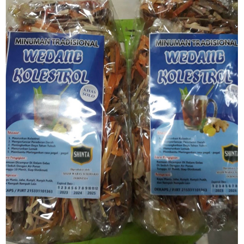 

Wedang Kolesterol Isi 10 bungkus Racikan Kesehatan Tradisional