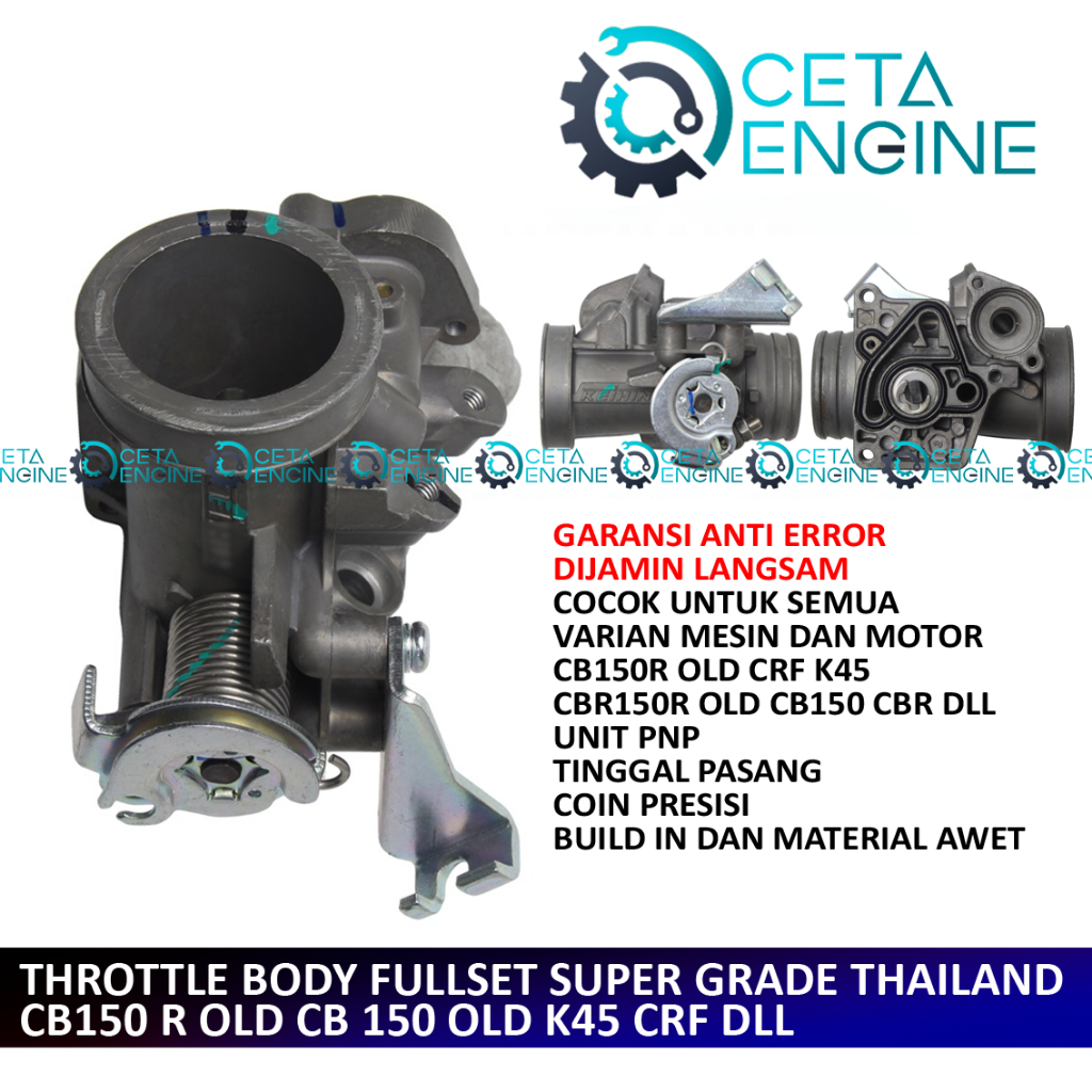 (COD) TB THROTTLE BODY CB150 R CBR150 R CBR 150 OLD CRF 150 L 32 30 MM CB150R CBR150R K45 ORI ORIGIN