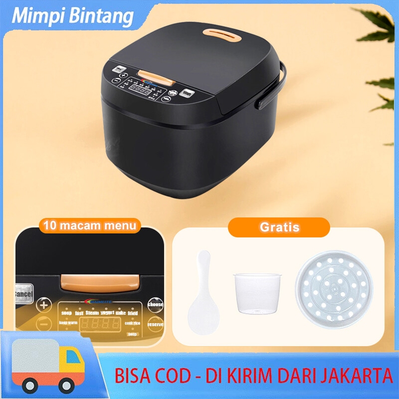 Rice Cooker Digital Low Carbo / magic com mini / Portable Multifungsi Kapasitas Besar