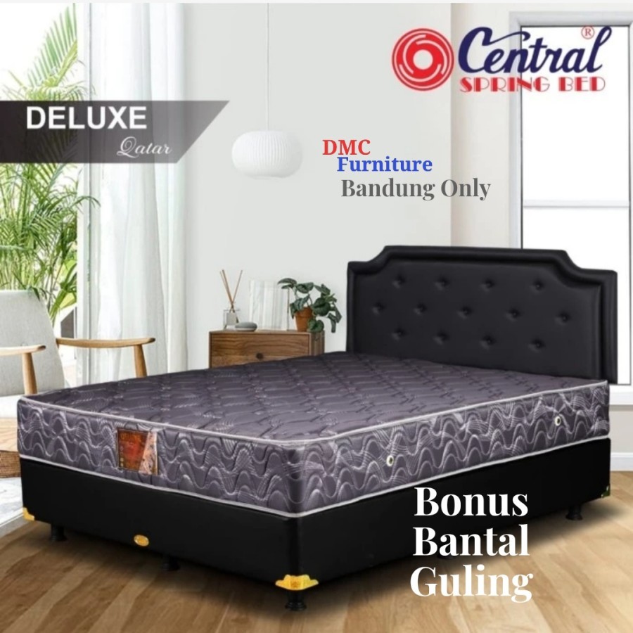 Kasur Springbed Central Deluxe 160x200 Fullset Divan Custom Bandung