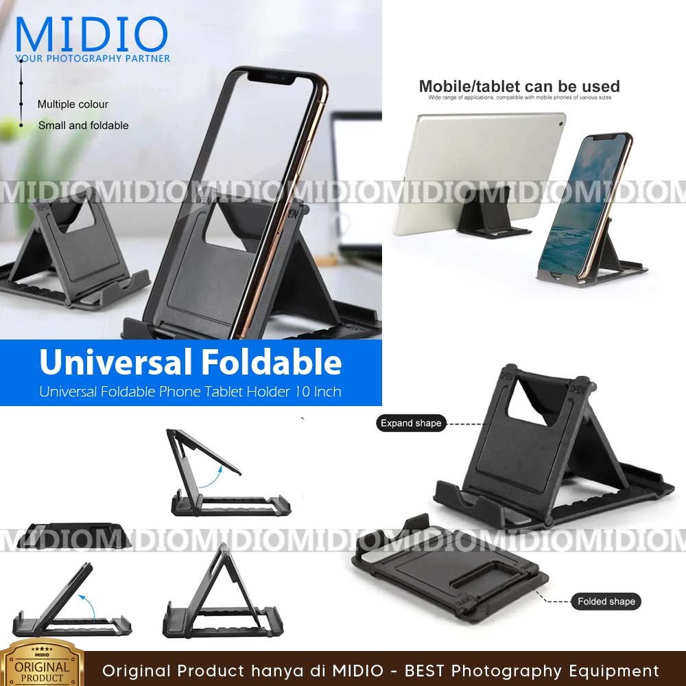 Universal Foldable Phone Tablet Holder 10 Inch