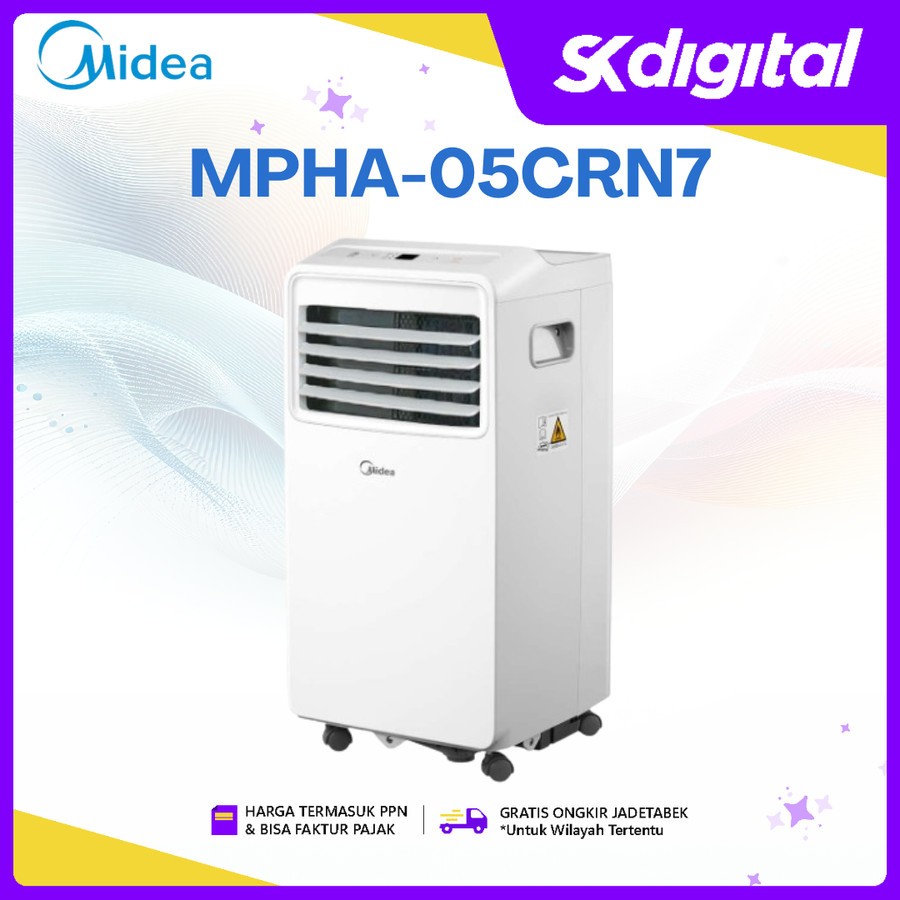 Midea AC Portable MPHA-05CRN7 1/2 pk AC 0,5 pk pendingin ruangan