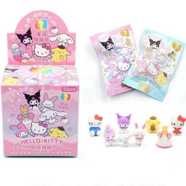 

Blind box penghapus sanrio