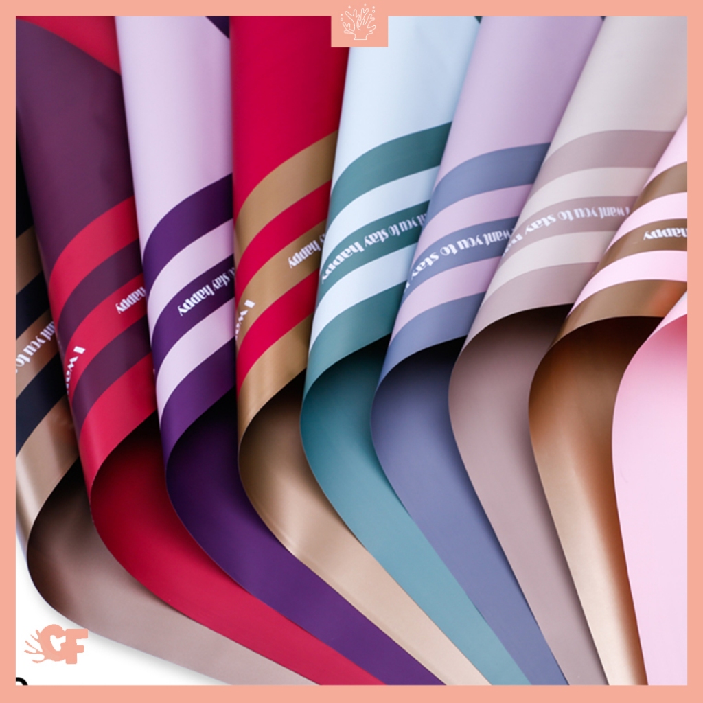 

Kertas Buket Bunga Pattern Flower Wrapping Paper Cellophane KB6056