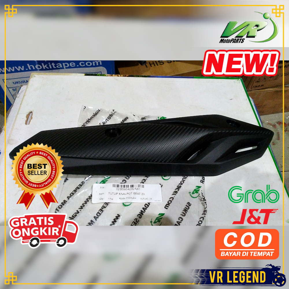KAP TUTUP KNALPOT COVER KNALPOT BEAT NEW 2020 2021 2022 BEAT TERBARU HONDA MURAH BERKUALITAS