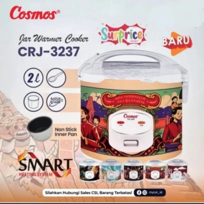 RICE COOKER COSMOS CRJ 3237