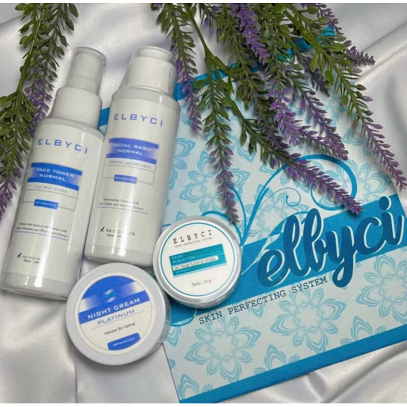 {COD} ELBYCI PAKET WAJAH LUXURY PLATINUM OPTIMAL - 10X lebih cepat mencerahkan wajah