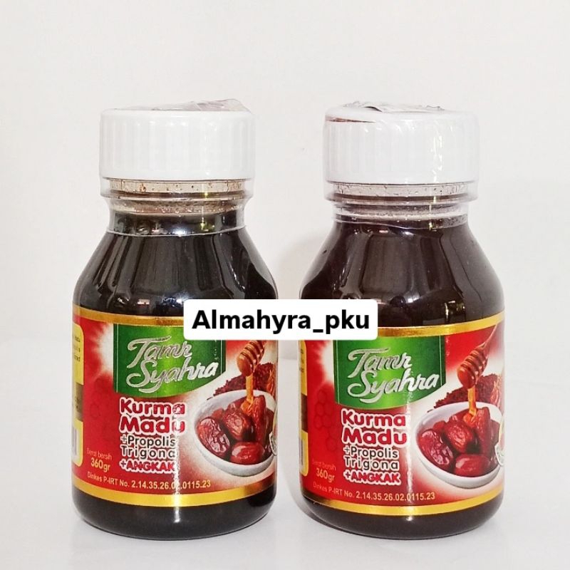 

Sari Kurma TAMR SYAHARA Kurma Madu+Propolis Trigona+ANGKAK