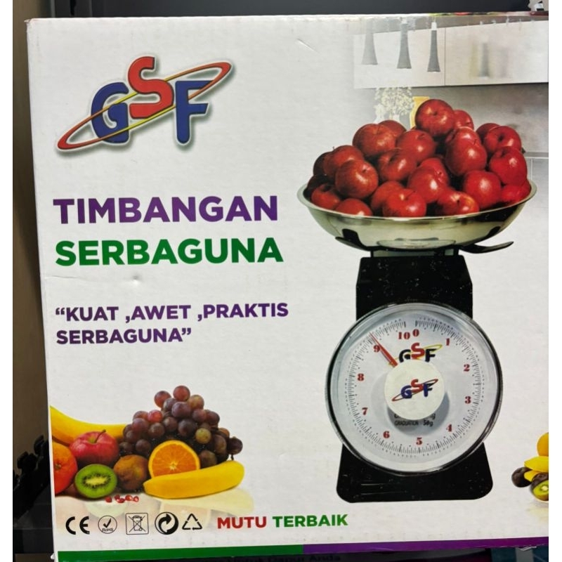 TIMBANGAN SERBAGUNA ANALOG/MANUAL 10KG GSF-G4310