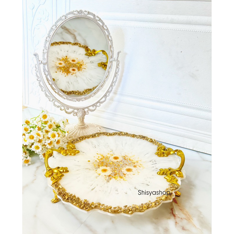 Nampan Resin / tray resin / nampan dekorasi