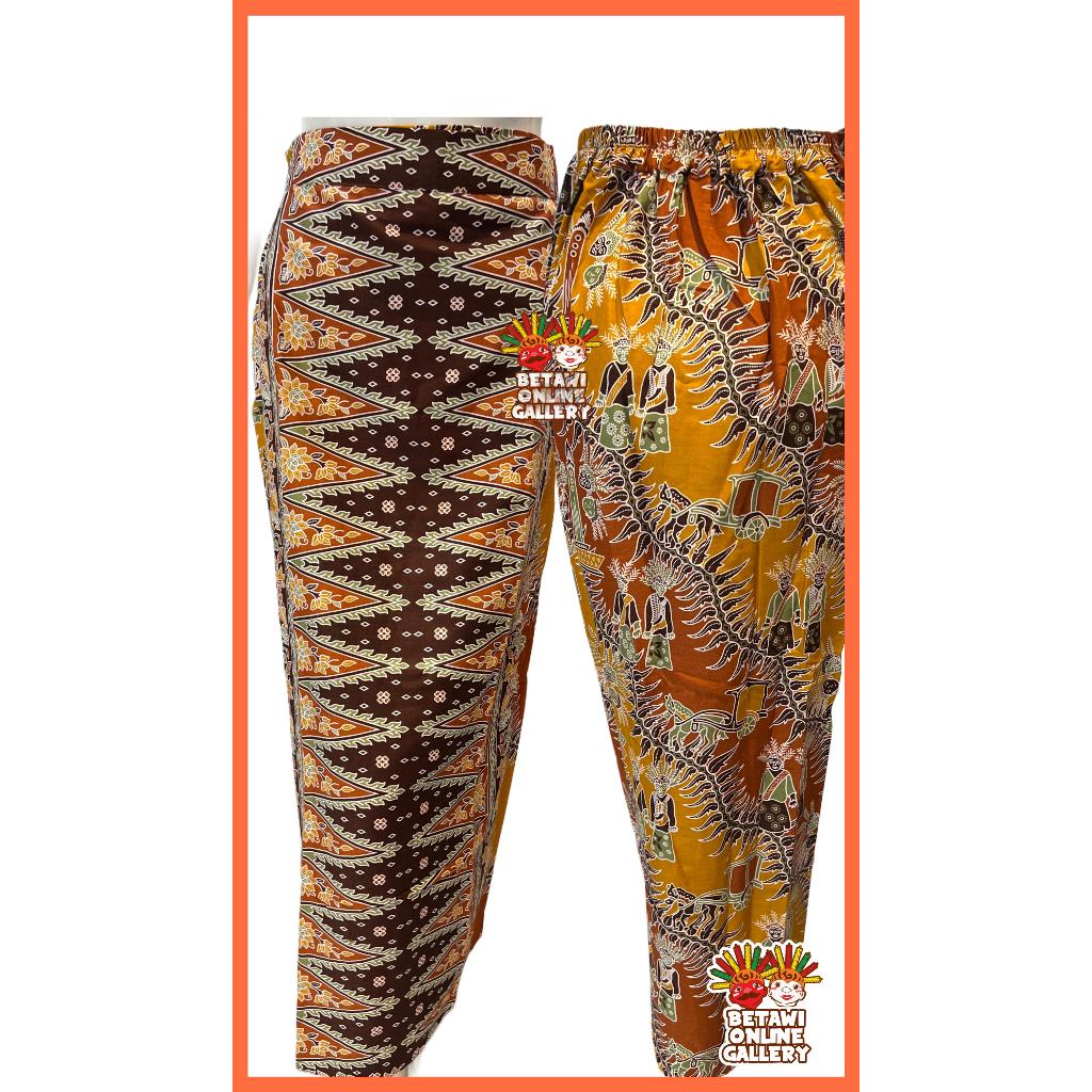 TERLARIS Rok Batik Betawi / Rok Span Tumpal Batik Betawi / Rok Batik Span
