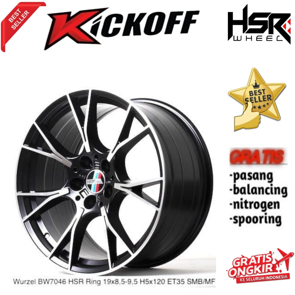 PROMO VELG RING 19 HSR WURZEL UNTUK MOBIL BMW SERI 3