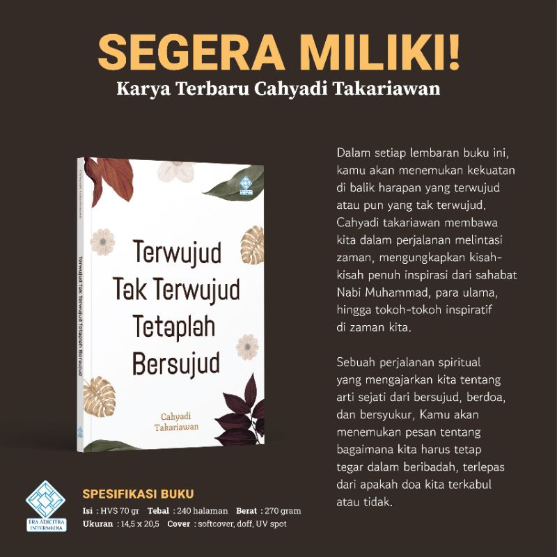 Terwujud Tak Terwujud Tetaplah Bersujud