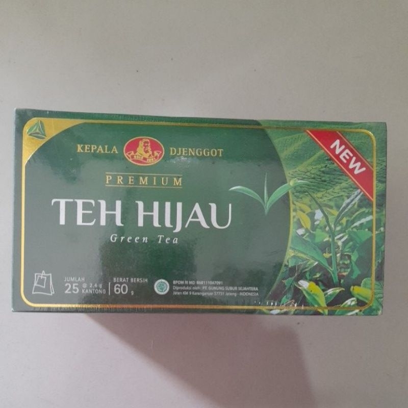 

Teh Hijau Premium Kepala Djenggot 25'S 60 gr