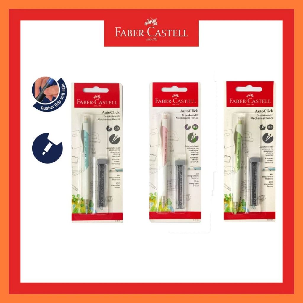 

Faber Castell Pensil Mekanik 0.5 + ISI AutoClick 533894