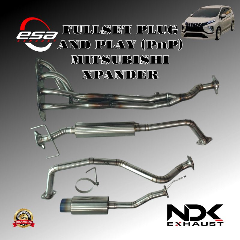 KNALPOT MOBIL RACING FULLSYSTEM PNP MITSUBISHI XPANDER NDK EXHAUST KNALPOT RACING MOBIL