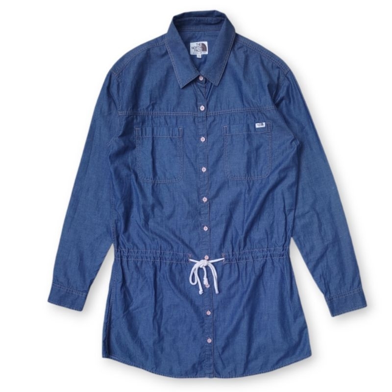 TNF The North Face Denim Shirt Dress