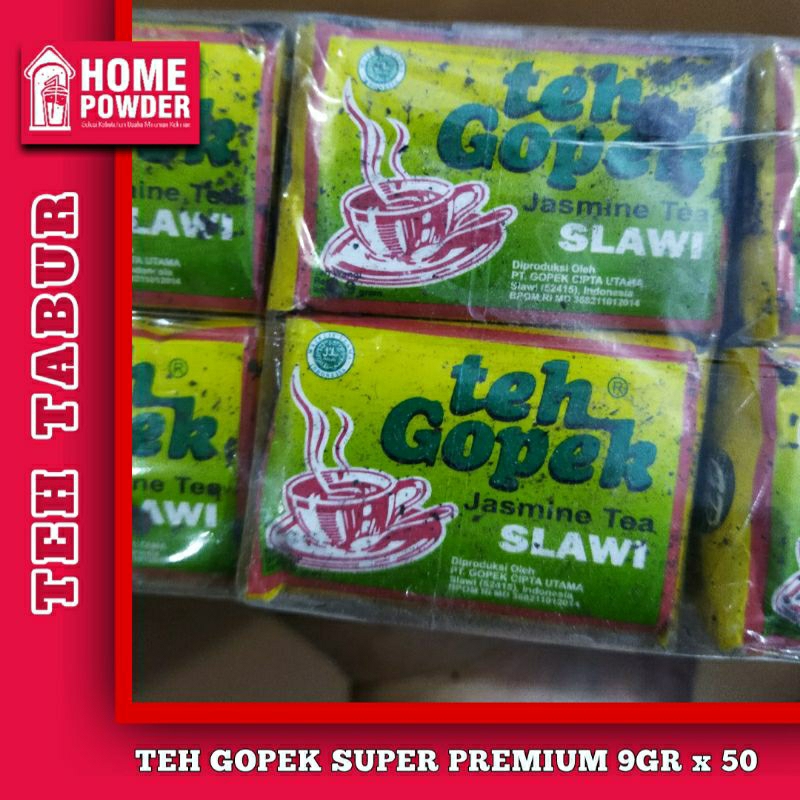 

Teh Gopek Super Premium 9 Gr x 50 Pcs Teh Jasmine Tea