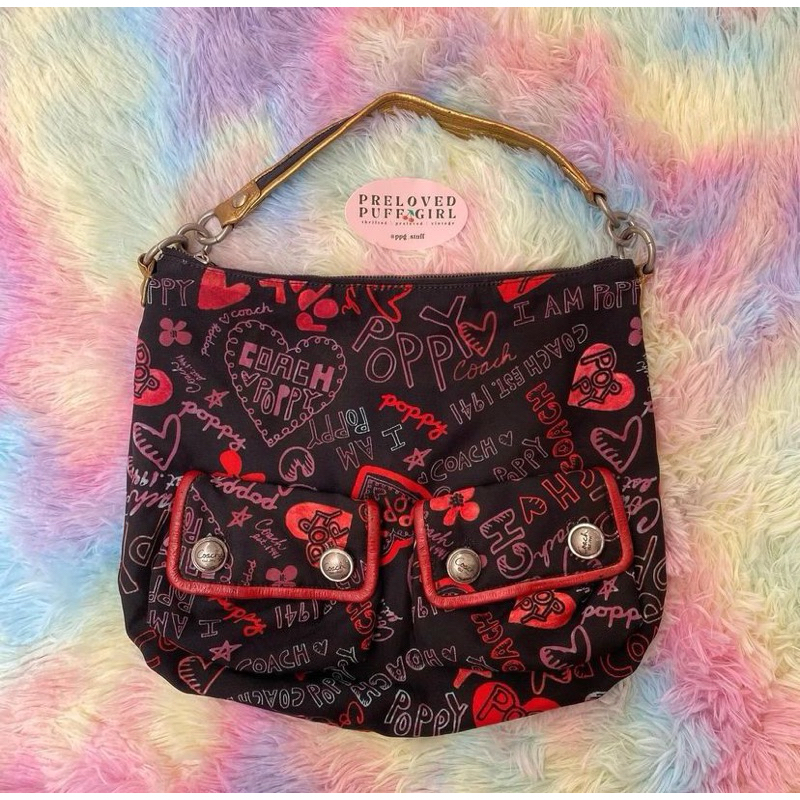 coach poppy shoulder bag