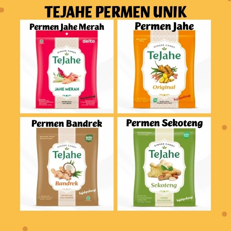 

TeJahe Permen Unik, Permen Bandrek, Permen Sekoteng, Permen Jahe & Permen Jahe Merah