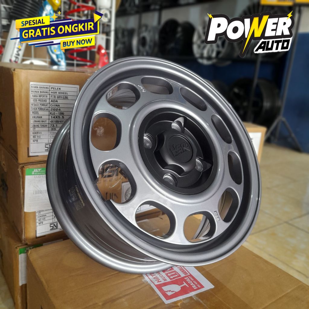 HSR KLG Ring 14 Velg Untuk Mobil AVANZA EVALIA PCD 4x114,3