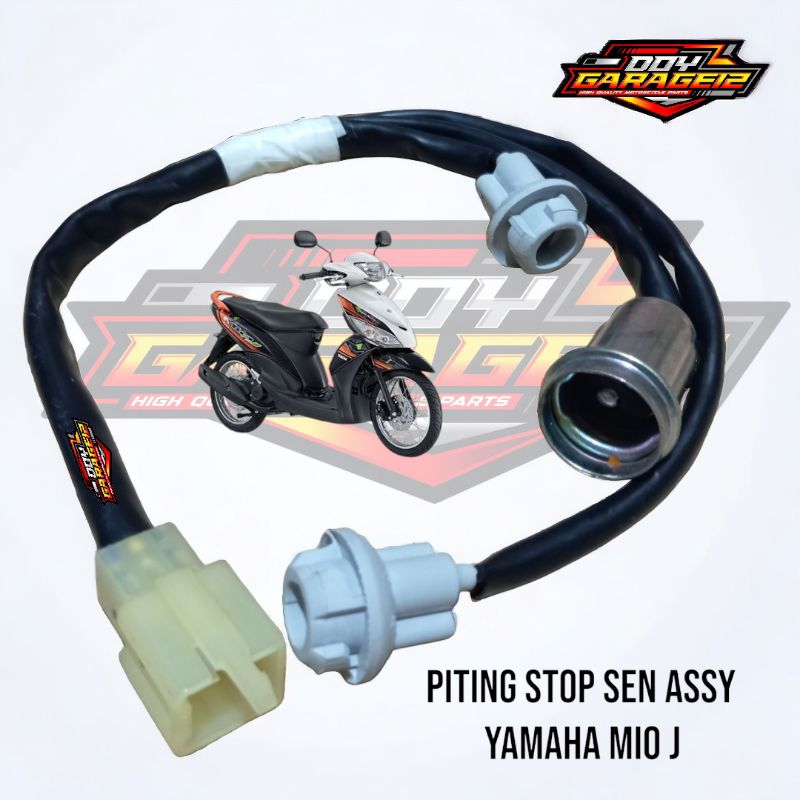 Piting Stop Assy Yamaha Mio j 54P Piting Lampu Rem Set Mio j Kabel Soket Piting Lampu Rem Belakang Y