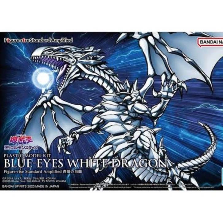 Original Made In Japan Figure rise standard Yu-Gi-Oh Blue Eyes White Dragon + act base