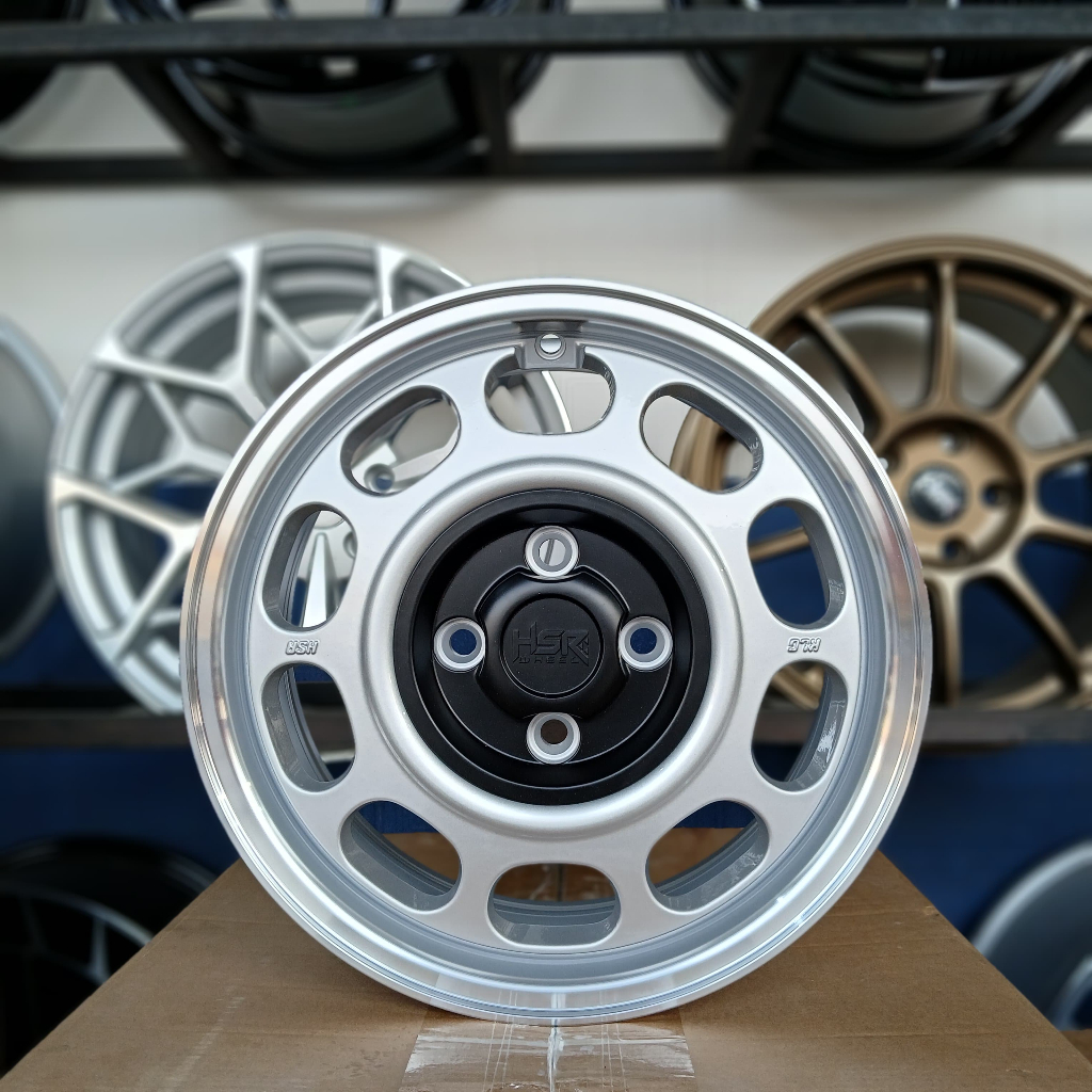 velg mobil hsr model kaleng ring 14 pcd 4x100 for brio agya sigra karimun airev dll