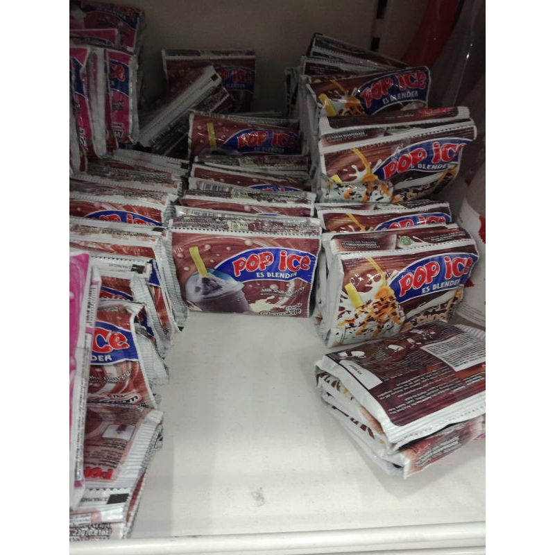 

MINUMAN POP ICE 25 GRAM SACHET ES BLEMDER ECERAN ALL VARIANT ANEKA RASA