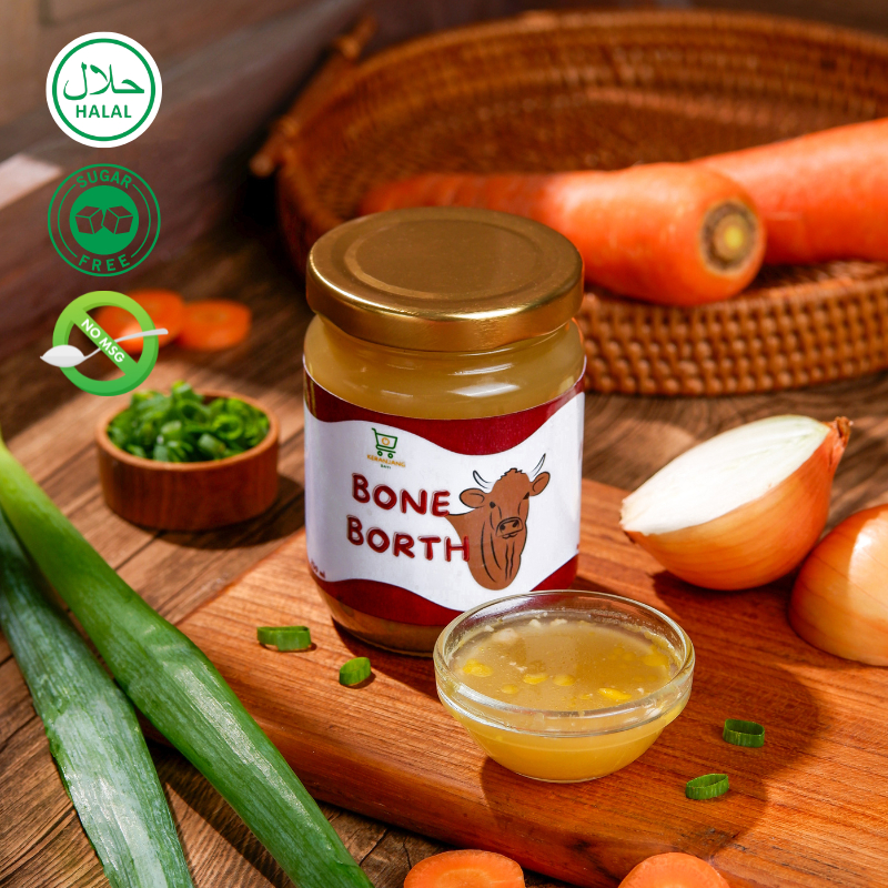 

No Salt Kaldu Tulang Sapi Premium | Bone Broth MPASI | Saripati Sapi | BB Booster Bayi Anak