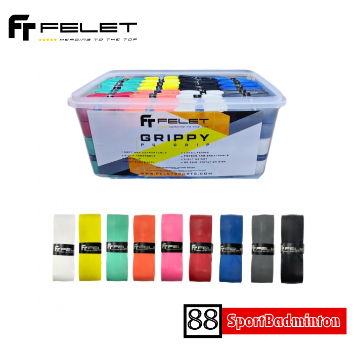 Felet GRIPPY PU OverGrip - Grip Karet Badminton Original Felet