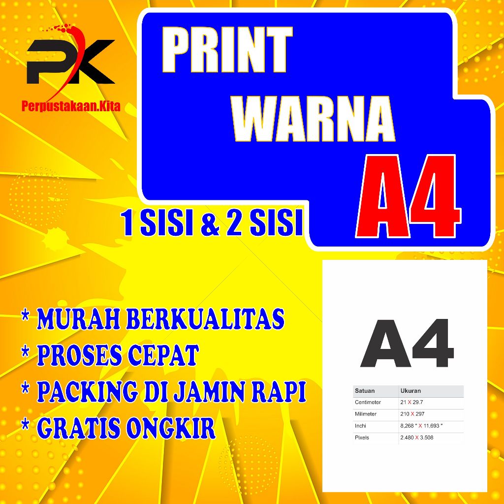 

JASA PRINT WARNA HVS 75gr dan 80gr