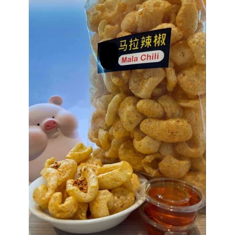 

Kerupuk Babi Mala Chili 250g