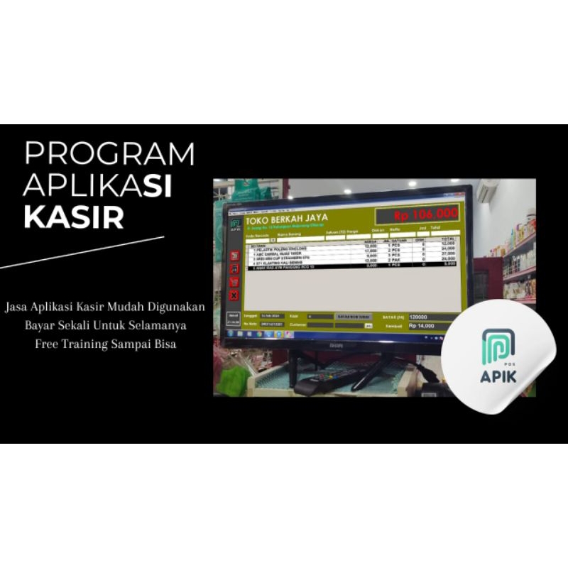 Aplikasi Kasir Toko untuk PC