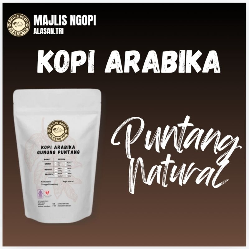 

Kopi Arabika Gunung Puntang Natural Proses 100 gram