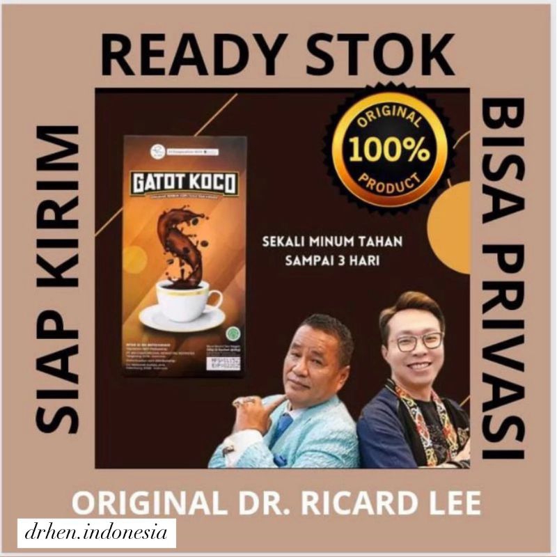 

Kopi Gatot Koco dr.ricard Lee - Gatotkaca original resmi