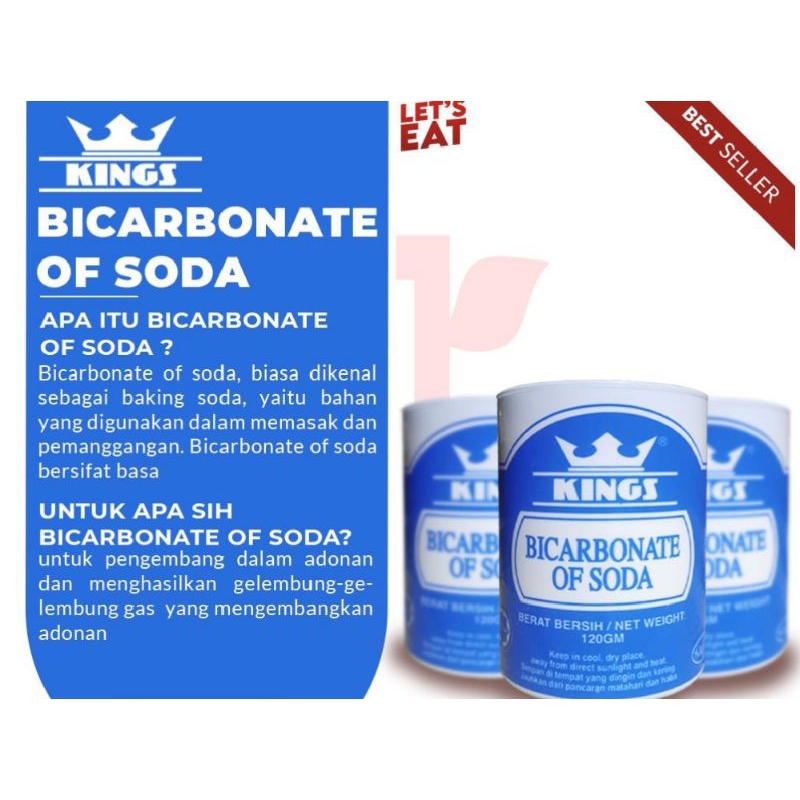 

Kings Bicarbonate Of Soda / Baking Soda / Soda Kue 120gr