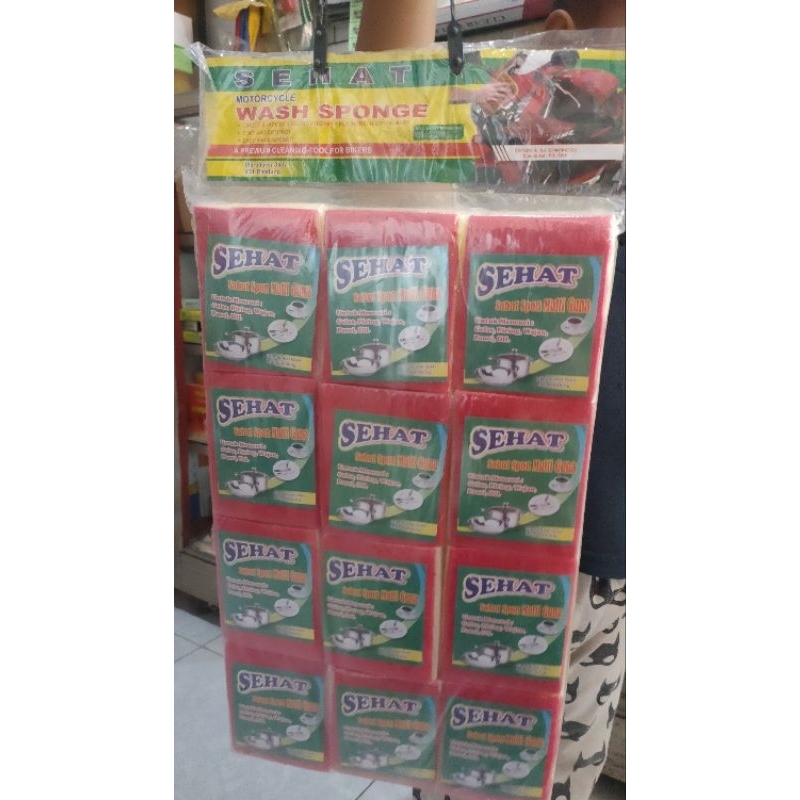 Spon busa cuci piring kualitas bagus isi 24 pcs
