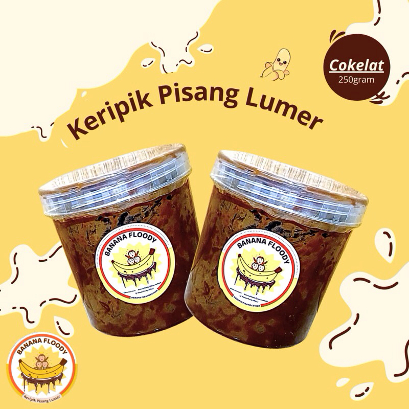 

Keripik Pisang Lumer Rasa Cokelat 250gram