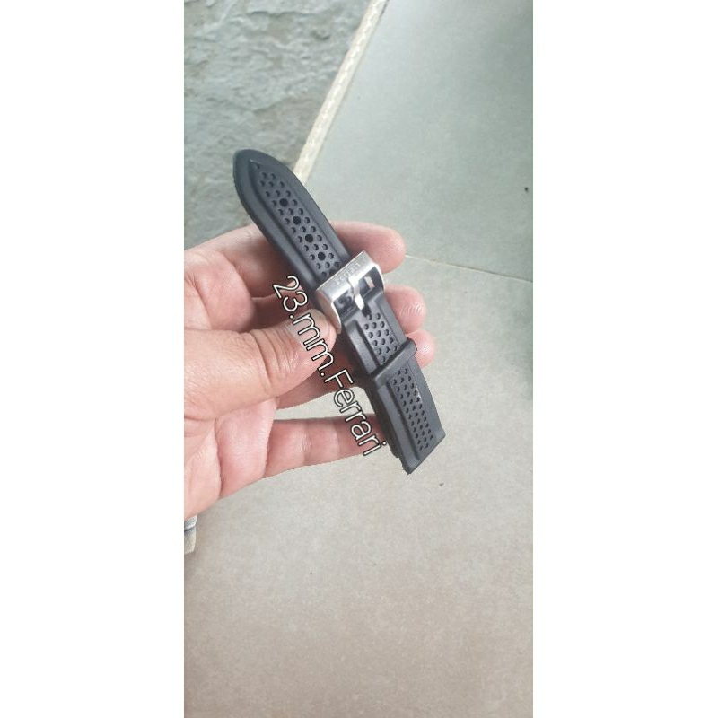 strap rubber jam tangan FERRARI 23mm