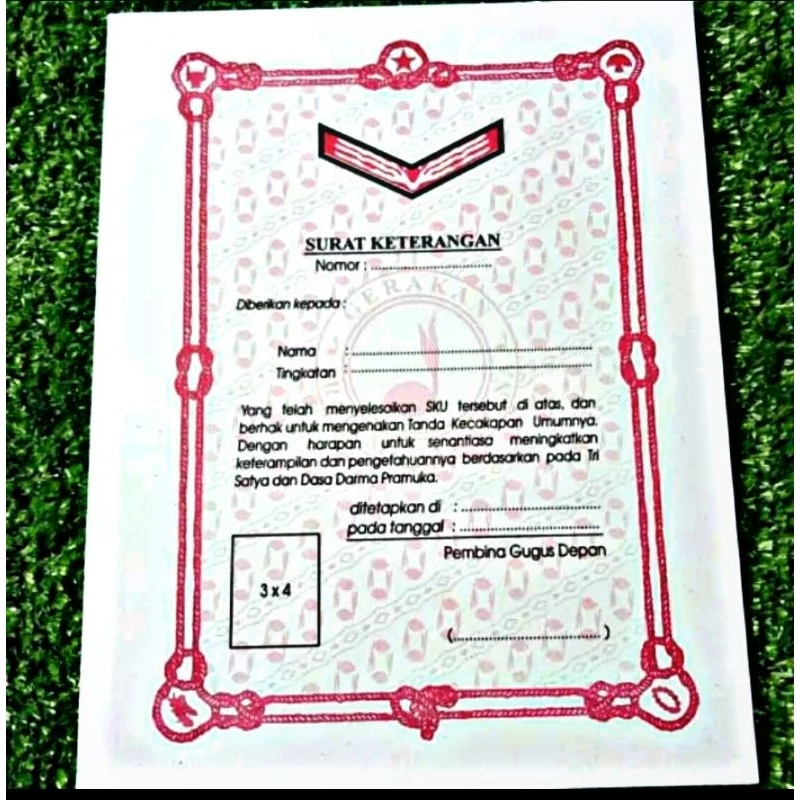 

Certifikat Ramu/Piagam Pramuka Ramu