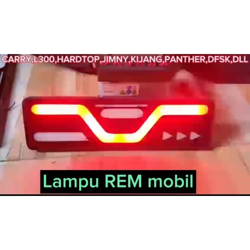 (SEPASANG) stoplamp variasi lampu rem lampu belakang mobil pickup FUTURA (carry1.0/1.5/1.3), NEW CAR