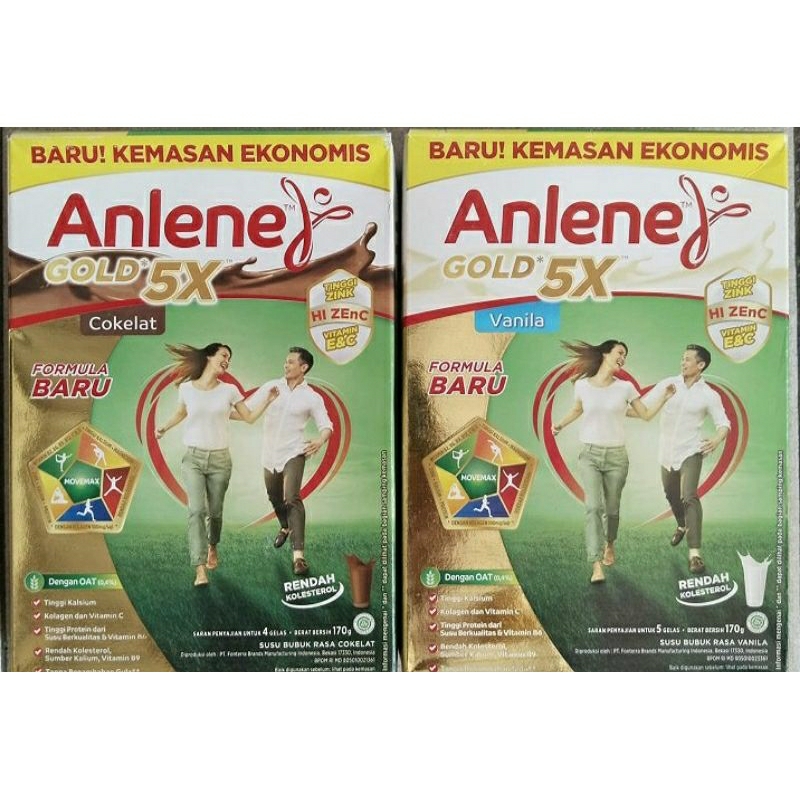 

Anlene gold 170gr ( kardus luar kurang baik)