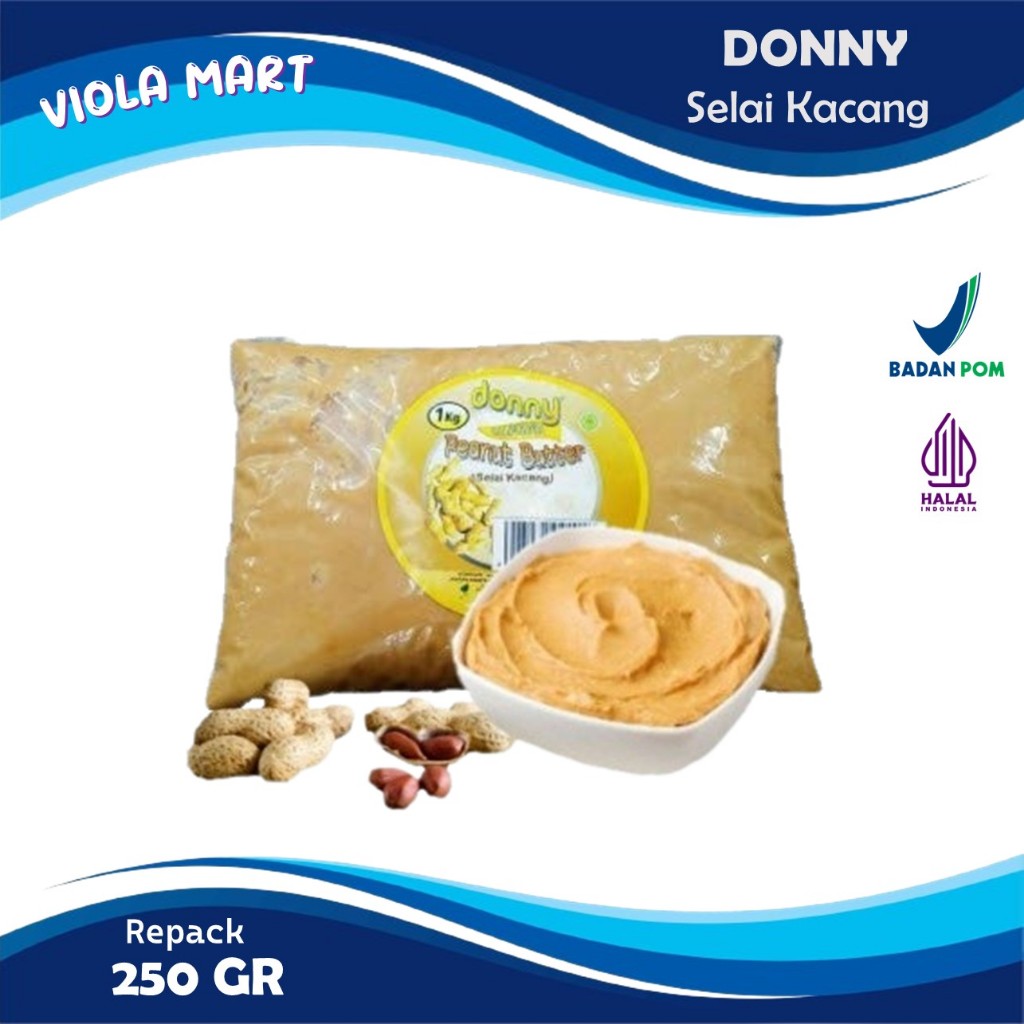 

Selai Kacang DONNY 250gr / Peanut Butter Premium / Selai Kacang Asli {Tersedia Harga Grosir}