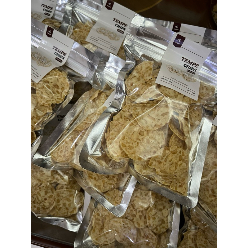 

OVEN BAKED TEMPE CHIPS HOMEMADE KERIPIK TEMPE PANGGANG 65gr